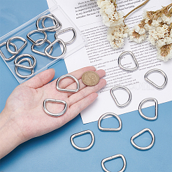 20Pcs Zinc Alloy D Ring Suspension Clasps&nbsp;FIND-ME0002-63P