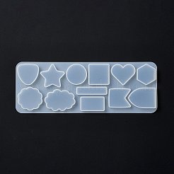 DIY Flower & Flag & Geometric Geometric Shape Cabochon Silicone Molds&nbsp;LS-DIY-G067-06B
