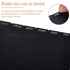6Pcs Rectangle Paper Notebook Index Divider Sheets&nbsp;AJEW-CP0011-91