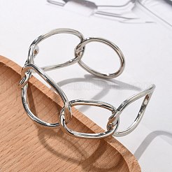 ElectrophoresisIron Cuff Bangles for Women&nbsp;BJEW-M057-06P