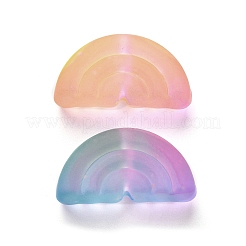 Rubberized Style Luminous Transparent Acrylic Beads&nbsp;LACR-Q002-04