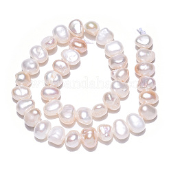 Natural Cultured Freshwater Pearl Beads Strands&nbsp;PEAR-N014-04D-01