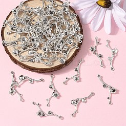 100G Tibetan Style Alloy Connector Charms&nbsp;FIND-YW0008-03