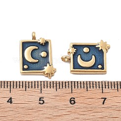 304 Stainless Steel Enamel Pendants&nbsp;STAS-Z121-41G