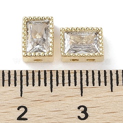 Brass with Cubic Zirconia Beads&nbsp;KK-G491-35G-02