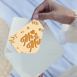 Wooden Commemorative Cards&nbsp;WOOD-WH0040-009