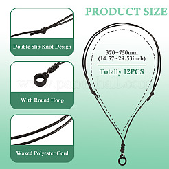 12Pcs Waxed Polyester Cord Pen String&nbsp;HJEW-TAC0148