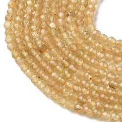Natural Yellow Apatite Beads Strands&nbsp;GG-CBAE031-A02-3mm
