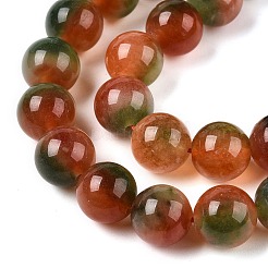 Dyed Natural White Jade Beads Strands&nbsp;G-T138-10mm-210-6
