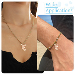 8Pcs Brass Pendants&nbsp;KK-TA0002-54