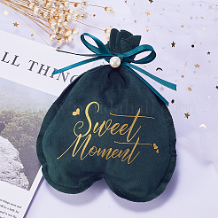 Velvet Jewelry Drawstring Gift Bags&nbsp;ABAG-CJC0003-02D