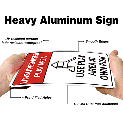 UV Protected & Waterproof Aluminum Warning Signs&nbsp;AJEW-WH0111-H18