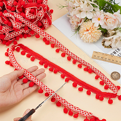 20Yards Nylon Pom Pom Ball Ribbons&nbsp;OCOR-MA0001-94B
