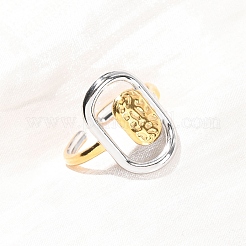 304 Stainless Steel Cuff Open Rings&nbsp;RJEW-P181-02A-A
