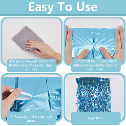 Plastic Foil Fringe Curtains&nbsp;DIY-WH20011-33D