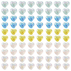 250Pcs 5 Colors Transparent Acrylic Beads&nbsp;TACR-TA0001-82