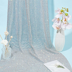 Aluminum Rhinestone Mesh Sheets&nbsp;DIY-WH0816-125