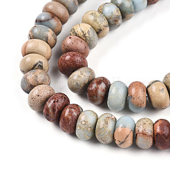 Natural Aqua Terra Jasper Beads Strands&nbsp;G-T140-71A