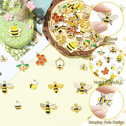 36Pcs 12 Styles Alloy Enamel Pendants&nbsp;ENAM-CJ0007-41