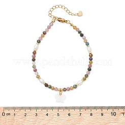 Butterfly Natural Cultured Freshwater Pearl Charm Bracelets&nbsp;BJEW-JB13547-02