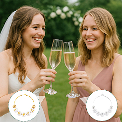 DIY Wine Glass Charms Kits&nbsp;DIY-PH0031-45