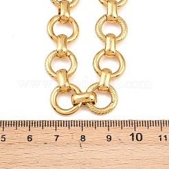 13MM 304 Stainless Steel Ring Link Chain Necklaces&nbsp;NJEW-Z105-03G
