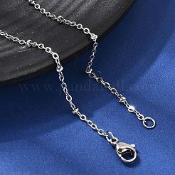 1.5MM Women's 304 Stainless Steel Satellite Chains Necklaces&nbsp;NJEW-A067-01P