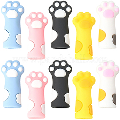 10Pcs 5 Colors Cartoon Style Pen Caps&nbsp;AJEW-SC0031-20