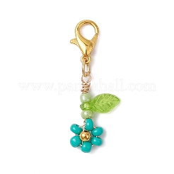 Acrylic Flower Pendant Decorations&nbsp;HJEW-MZ00086