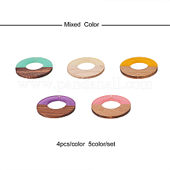 Resin & Wood Pendants&nbsp;RESI-CJ0002-01