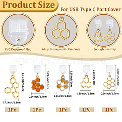 5Pcs Plastic Mobile Dustproof Plugs&nbsp;HJEW-CN00005