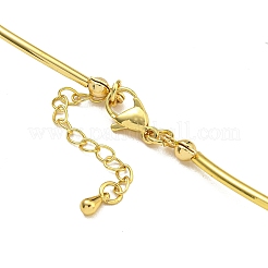 Rack Plating Brass Pendant Necklaces for Women&nbsp;NJEW-C059-02G-02