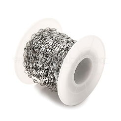 Tarnish Resistant 304 Stainless Steel Dapped Chains&nbsp;STAS-B040-01P