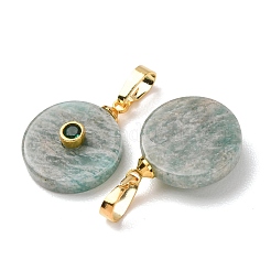 Natural Amazonite Pendants&nbsp;G-P628-03G-06