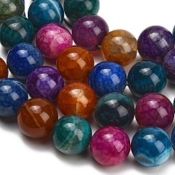 Natural Dragon Veins Agate Beads Strands&nbsp;GG-L001-L01-02A