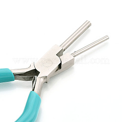 65# Steel Round Nose Pliers with Plastic Handles&nbsp;TOOL-N008-02