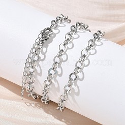 304 Stainless Steel Rolo Chain Necklaces&nbsp;NJEW-Z102-01P