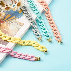 Acrylic Curb Chain Phone Case Chain&nbsp;HJEW-JM00479