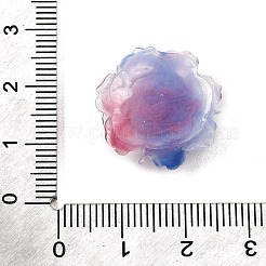 Two Tone Opaque Resin & Glitter Powder Cabochons&nbsp;RE-CBA7537-04F
