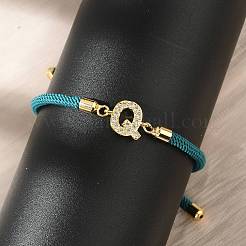 Adjustable Nylon Cord Bracelets&nbsp;X-BJEW-C096-01G-17