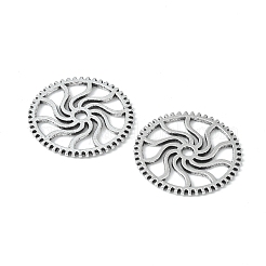 Steampunk Theme Tibetan Style Alloy Gear Cog Pendants&nbsp;TIBEB-19598-AS-NR