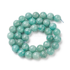 Natural Amazonite Beads Strands&nbsp;G-F461-12-8mm-01