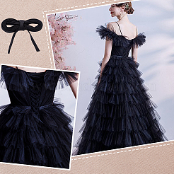 Satin Wedding Dress Back Tie Rope&nbsp;SRIB-WH0011-039B