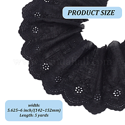 4.7~5 Yards Cotton Embroidery Flower Ribbons&nbsp;OCOR-MA0001-03A