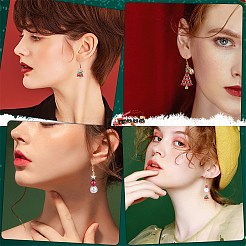 DIY Christmas Dangle Earrings Making Kit&nbsp;DIY-SC0019-52