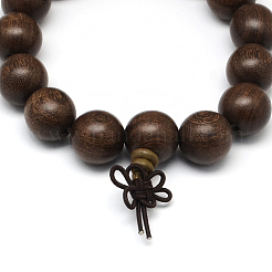 Sandalwood Stretch Bracelets&nbsp;BJEW-R059-15mm-06