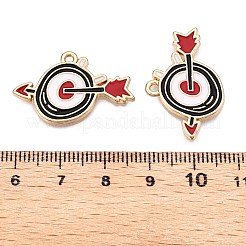 Rack Plating Alloy Enamel Pendants&nbsp;ENAM-T020-18-RS