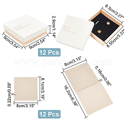 Cardboard Jewelry Storage Gift Boxes&nbsp;LS-CON-WH0084-61A