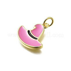Brass Enamel Pendants&nbsp;KK-K400-23G-03