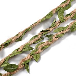 DIY Wreath Foliage Green Leaves Ribbon Decorative&nbsp;OCOR-M007-01C